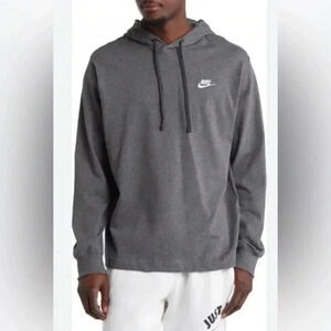 Nike Pullover Athletic Lounge Hoodie‎ 100% Cotton Charcoal Gray Men’s XXL NEW